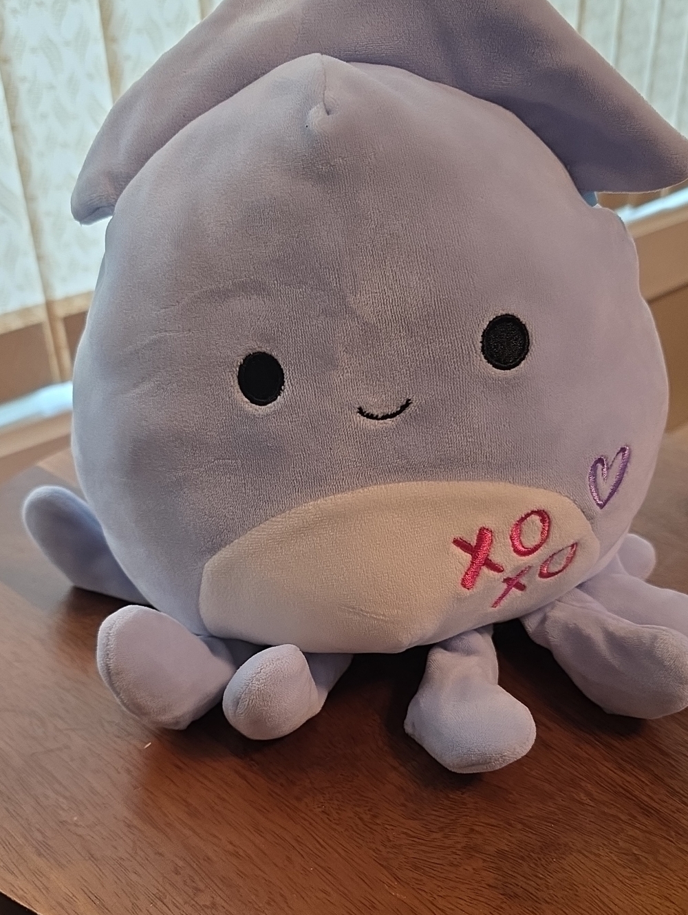 Lavender Octopus Plush Toy for Kids - Soft Stuffed Animal EUC